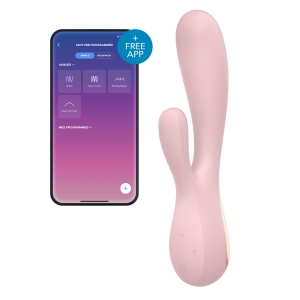 Satisfyer Conejo conectado Mono Flex Púrpura