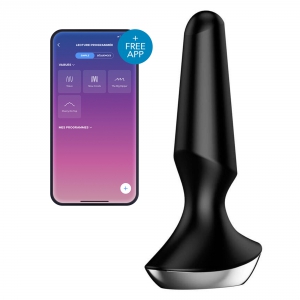 Satisfyer Ilicioso 2 Plug Anal Vibratório Satisfatório 10 x 3cm Preto