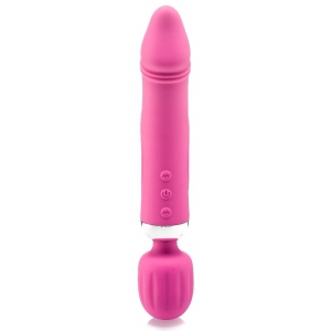 zenn Vibro Wand Double Fun 17.5 x 4.5cm Pink