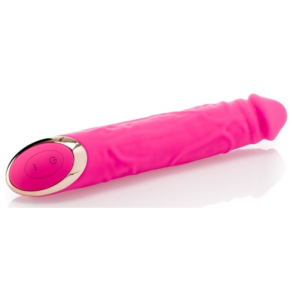 The Pink Vibrating Dildo 17 x 3.6cm Pink