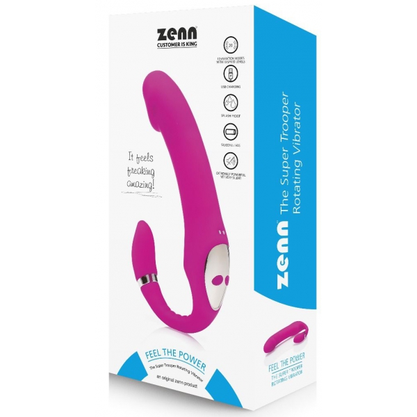 De Super Trooper Vibrator 12,5 x 3,6cm Roze