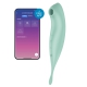 Twirling Pro Satisfyer Connected Clitoral Stimulator Verde