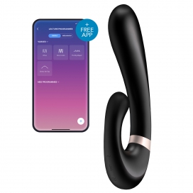 Satisfyer Stimolatore del punto G collegato Heat Wave Satisfyer 14 x 3,5 cm nero