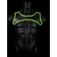 Neoprengurt Phosphorescent Glow Shoulder Schwarz-Neongrün