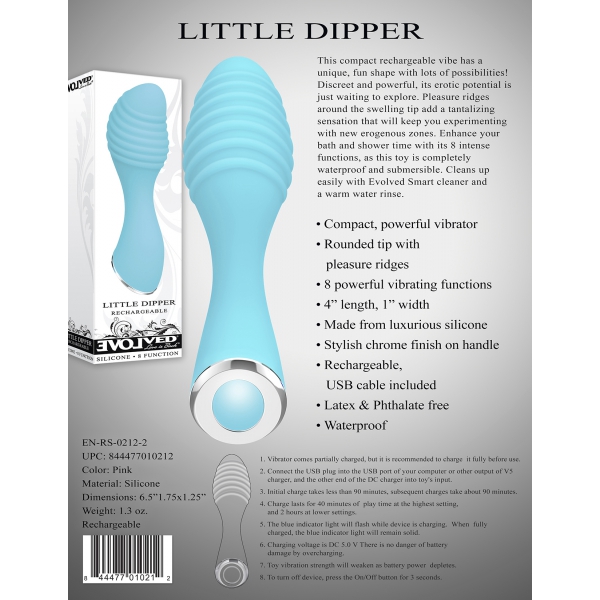 Little Dipper Evolved Mini Vibro 10 cm