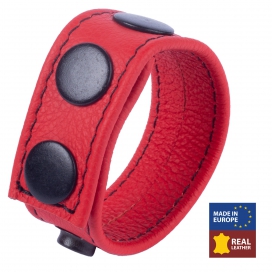 Red Cocky Leather Cockring
