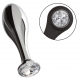 Spina a goccia in metallo Ballstretcher e Jewel 8 x 2,9 cm