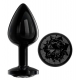 AfterDark Jewel Plug M 7 x 3,3 cm Nero