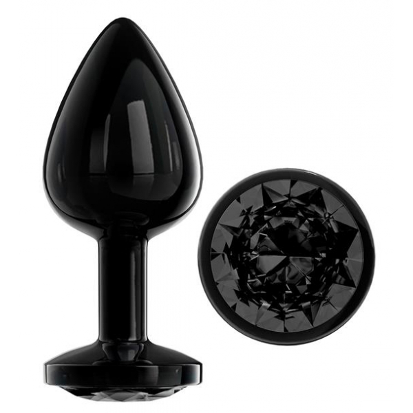 AfterDark Jewel Plug M 7 x 3,3cm Zwart