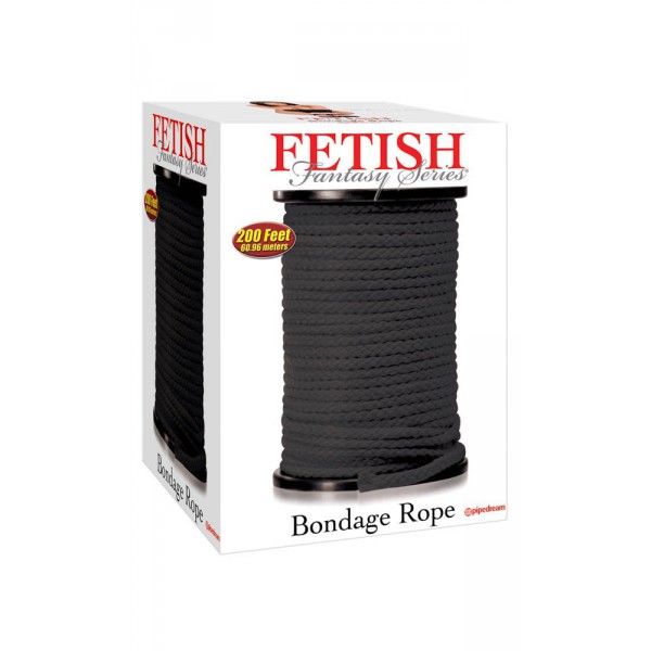 Bondage Seil 7mm x 61 Meter Schwarz