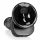 Gode Balls Curved RealRock 12.5 x 3.6cm Noir