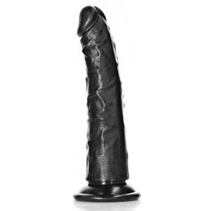 Real Rock Ultra Skin Dildo sottile RealRock 15,5 x 3,8 cm nero