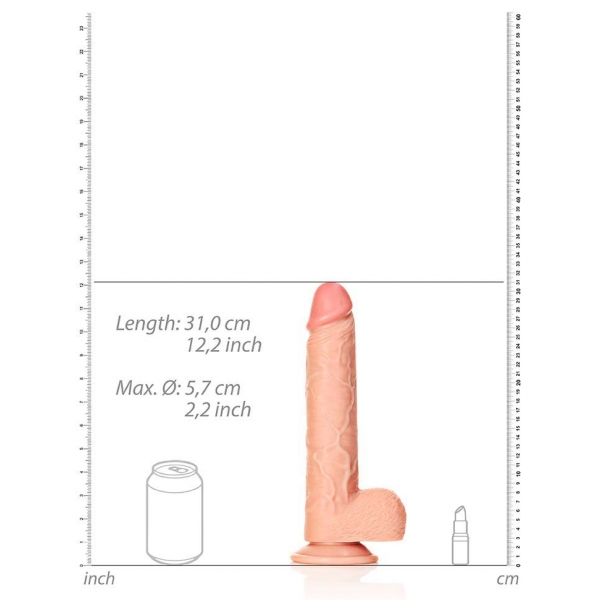 Straight Up RealRock Dildo 23 x 5,7cm