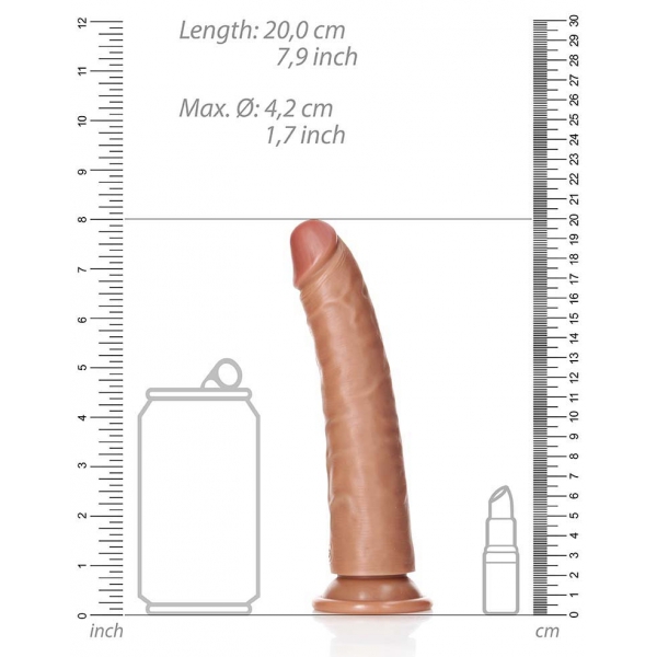 Dildo Slim RealRock 18 x 4,2cm Dildo Latino