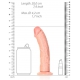 Realistischer Dildo Curved Dildo 18 x 4.2cm