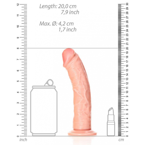 Realistic Curved Dildo 18 x 4.2cm