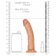 Dildo Curvo Realista Dildo 18 x 4,2cm Latino