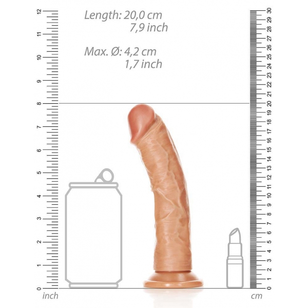 Gode réaliste Curved Dildo 18 x 4.2cm Latino