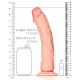 Mega Dildo RealRock Curvo 25 x 5,6cm