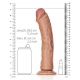 Mega Curved Dildo RealRock 25 x 5.6cm Latino