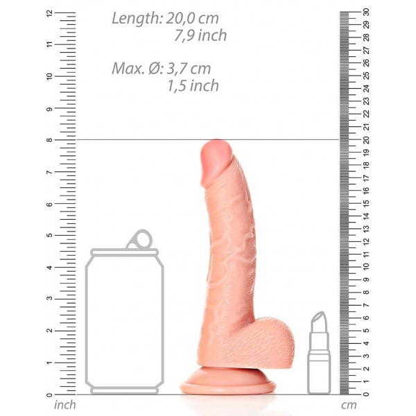 Curved Kurt realistic dildo 15 x 3.7cm