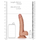 Realistischer Dildo Curved Kurt 15 x 3.7cm Latino