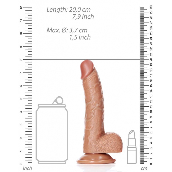 Dildo Curvo Realista Kurt 15 x 3,7cm Latino