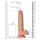 Dildo Envy Straight RealRock 17 x 4,4 cm Latino