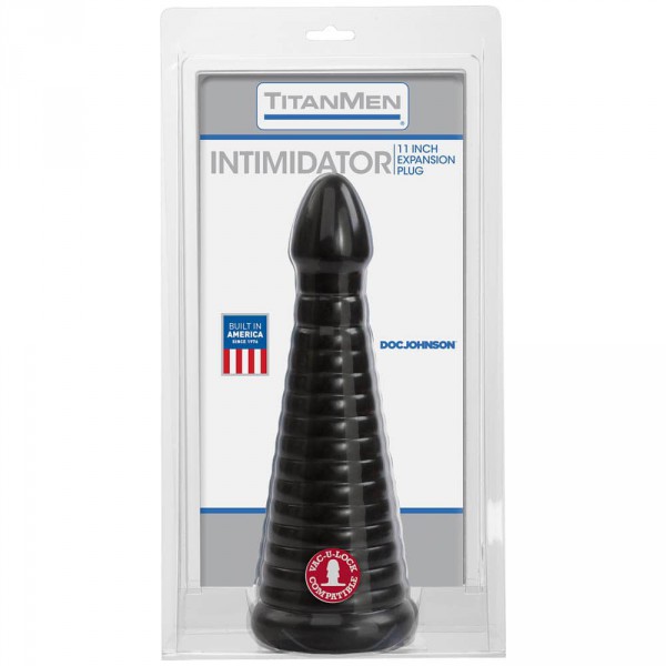 Dildo XXL Intimidator TitanMen 25 x 9 cm Nero