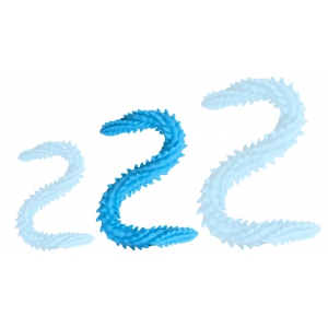 DoublePlayz Doppeldildo Scolop M 50 x 4cm Blau