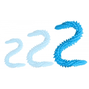 DoublePlayz Barbed 24 inch Silicone Butt Plug L BLUE