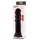 Anaal Rimpels Dildo XXL 26 x 6,5 cm Zwart