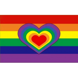 D702 Gay Pride LGBT Waving Flag 005 90x150cm