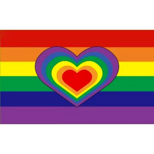 D702 Gay Pride LGBT Waving Flag 005 90x150cm