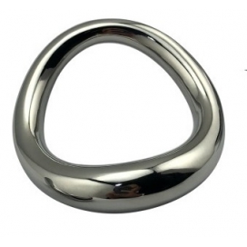 MenSteel Stainless Steel Magnetic Curved Ring