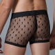 Lange dünne Boxershorts Star Allure Schwarz