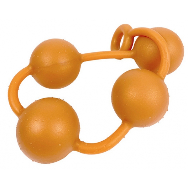 Bolas Anal de Silicone Laranja Ass 50 x 5,5cm