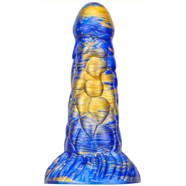 Mixed Color Anal Dildo Plug BLUE