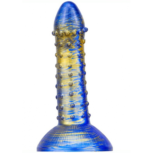 Dildo Fantasia Saperli 16 x 4,5 cm Blu-Oro