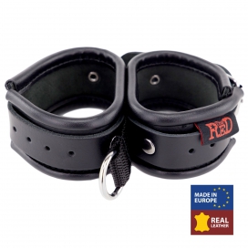 Double leather handcuffs