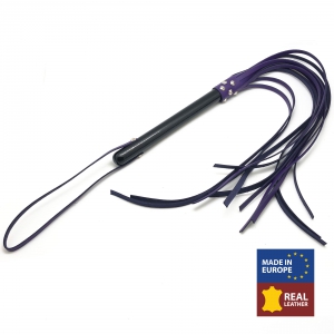 The Red PURPLE LEDER HANDLEIDING - 78cm - HOUTEN HANDLEIDING