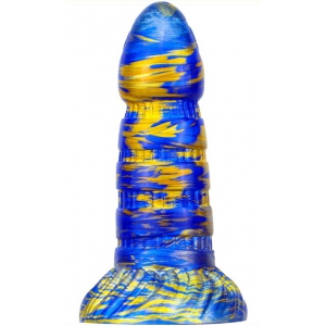 MetallicAnal Dildo Torff 16 x 5,8 cm Blu-Oro