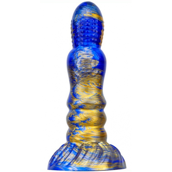 Consolador Fantasy Peern 17 x 4.7cm Azul-Oro