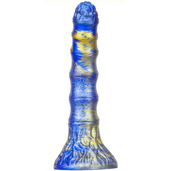 Dildo Fantasy Bamspin 15 x 3,3 cm blu-oro