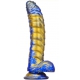 Mixed Colors Caterpillar Realistic Dildo BLUE