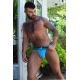 Knockout jock Aqua Blue