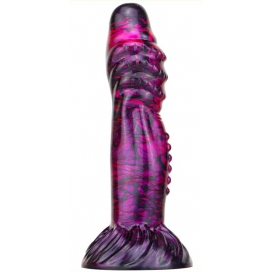 Mixed Colors Realistic Anus Dildo PURPLE