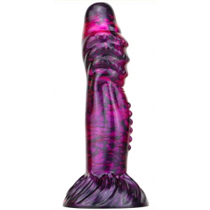 MetallicAnal Mixed Colors Realistic Anus Dildo PURPLE