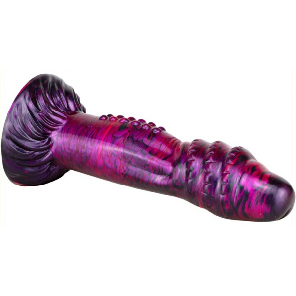 Dildo Croq de Fantasia 19 x 5cm Purple-Black