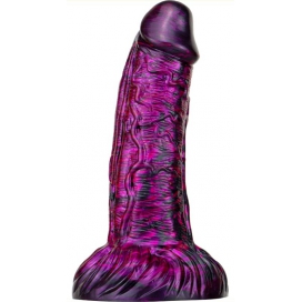 MetallicAnal Dildo de Fantasia Gentax 16 x 5cm Purple-Black